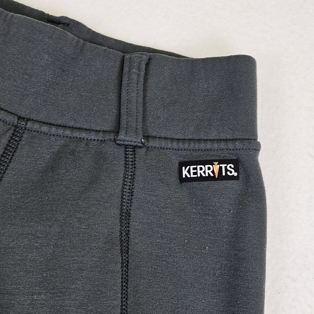 Kerrits Power Stretch Fleece Riding Pant XS Gray Zip Pocket Equestrian Breeches - Picture 6 of 16